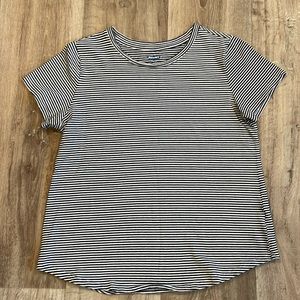 FREE With Any Purchase- Old Navy Everywear Black/White Striped Top
